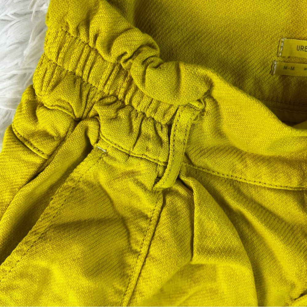 Urban Outfitters Yellow High-Waist Cotton Capris - Picture 12 of 14
